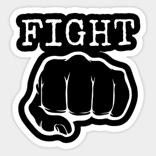 Fight MAGA Donald Trump 2024 Fist Sticker